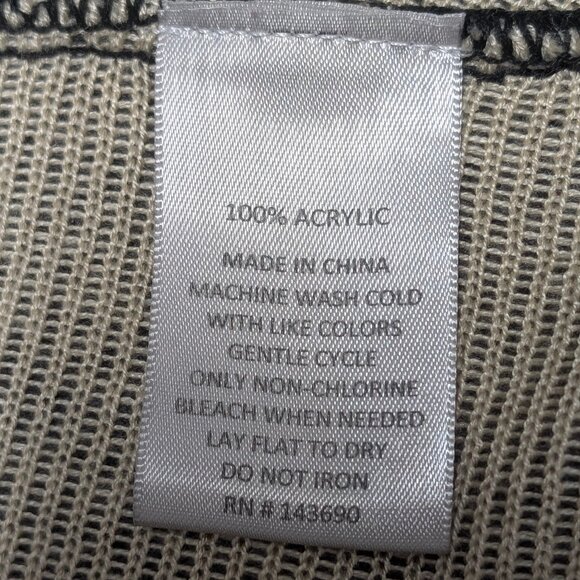 Larry Levine Aztec Pattern Sweater/Cardigan Size M - Picture 5 of 6